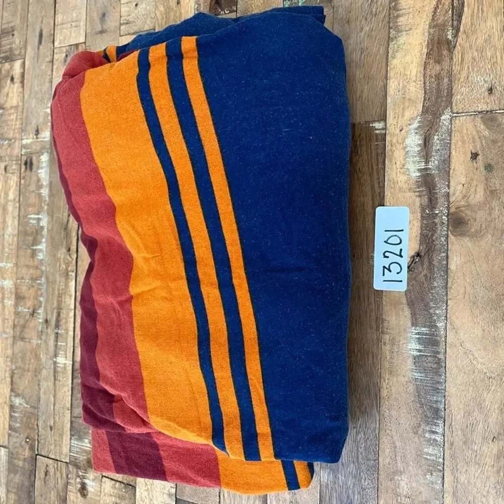 Pendleton Grand Canyon Flannel Fitted Sheet Striped Full/Double 100% Cotton